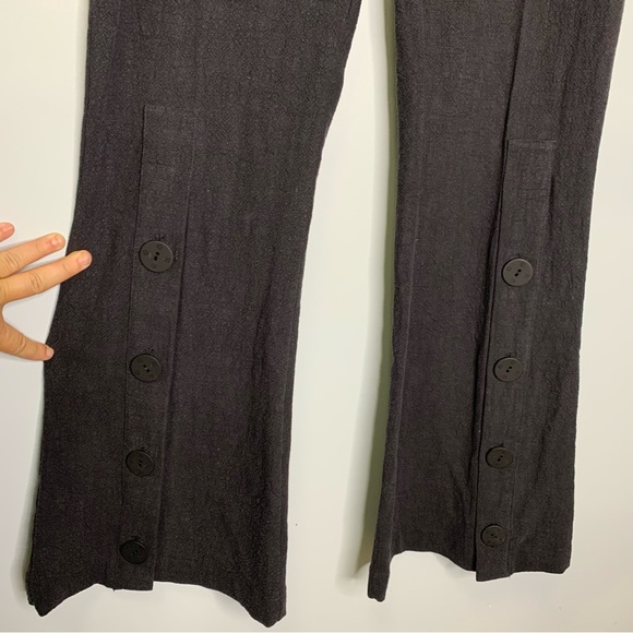 XD Xenia Design Dark Gray Buttoned Flare Leg Pants Size 36 NWT! $306 - Picture 4 of 13